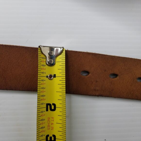 Vintage men genuine TIMBERLAND tan‎ leather belt size 36 - Picture 9 of 14